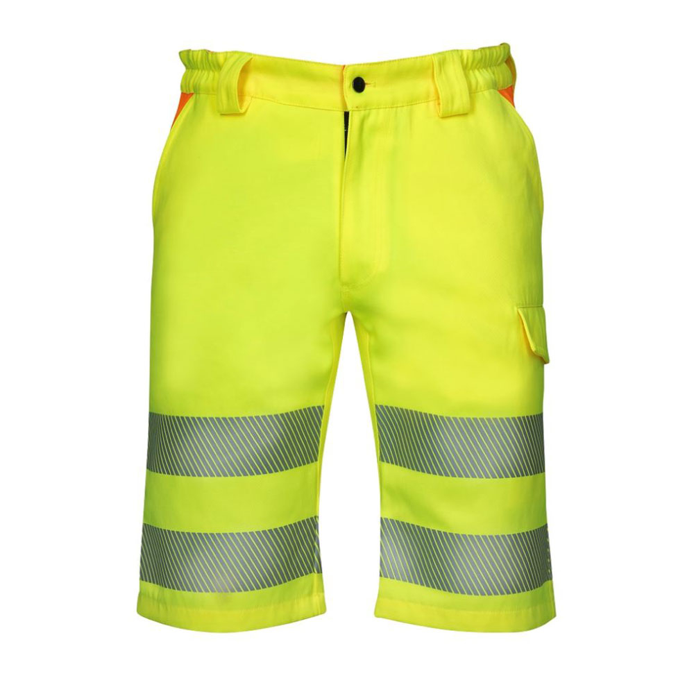Pantaloni de lucru scurti SIGNAL - galben reflectorizant 64 galben reflectorizant