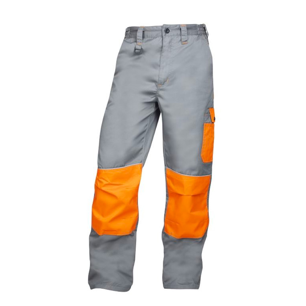 Pantaloni de lucru in talie 2STRONG - gri/portocaliu 62 gri - portocaliu