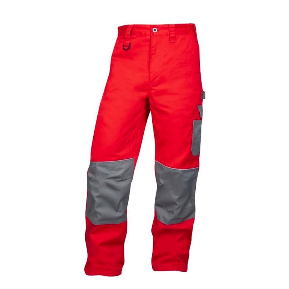 Pantaloni de lucru in talie 2STRONG - rosu/gri 46 rosu - gri