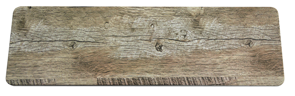 RAKI Platou servire melamina GN 2/4 53x16,5cm, imitatie lemn