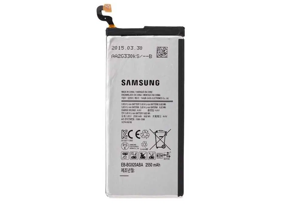 Acumulator Samsung EB-BG920ABE pentru Galaxy S6 SM-920F,2550 mAh