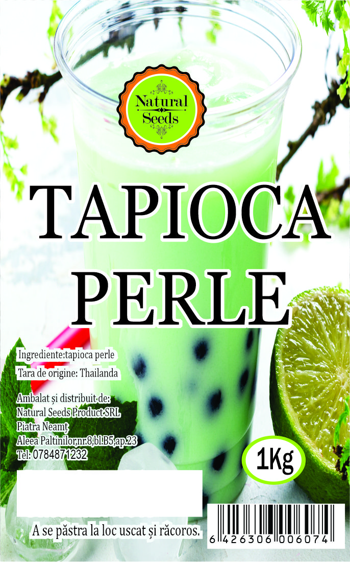 Tapioca perle 1Kg, Natural Seeds Product