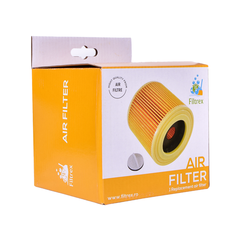 Cartus filtru de inalta calitate pentru aspiratoarele KARCHER 6.414-552.0 A2004 A2204 A2656 MV2 WD2 WD3