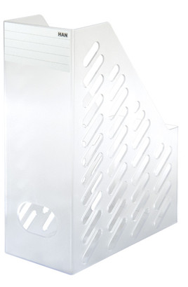 Suport vertical plastic pentru cataloage HAN Klassik XXL - transparent mat