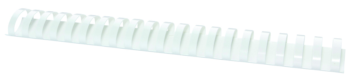Inele plastic 38 mm, max 350 coli, 50buc/cut Office Products - alb