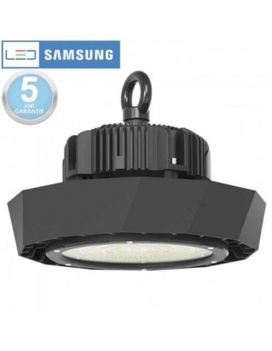 100W Lampa LED Industriala Samsung Chip/ Meanwell Driver 120`180LM/WATT 6400K doraly.ro imagine noua modernbrush.ro