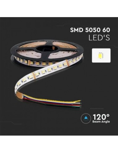 Bandă LED SMD5050 60 LED 24V IP20 3 in 1 RGB doraly.ro imagine noua modernbrush.ro