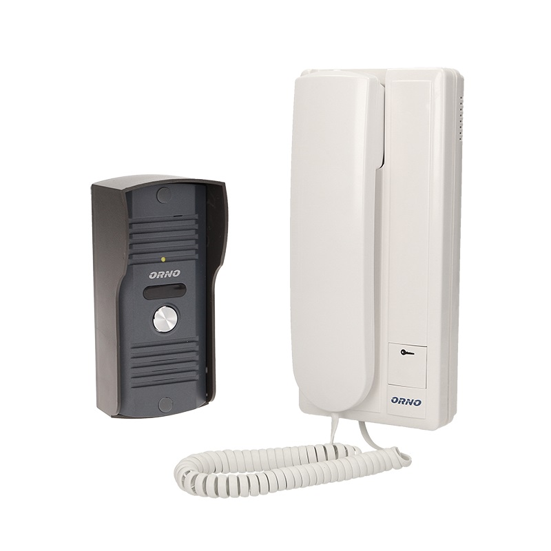 Interfon pentru o familie ENSIS ORNO OR-DOM-RL-913, 230V, antivandal, alb/negru