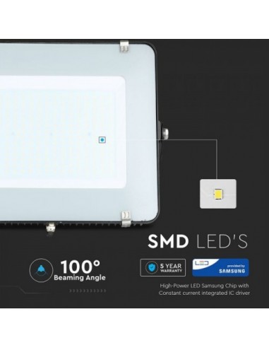200W Proiector LED SMD SAMSUNG CHIP Negru 4000K doraly.ro imagine noua 2022 3