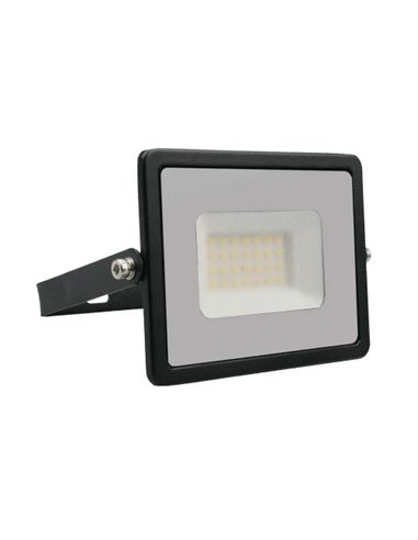 Proiector LED E-Series 30W corp negru Alb cald