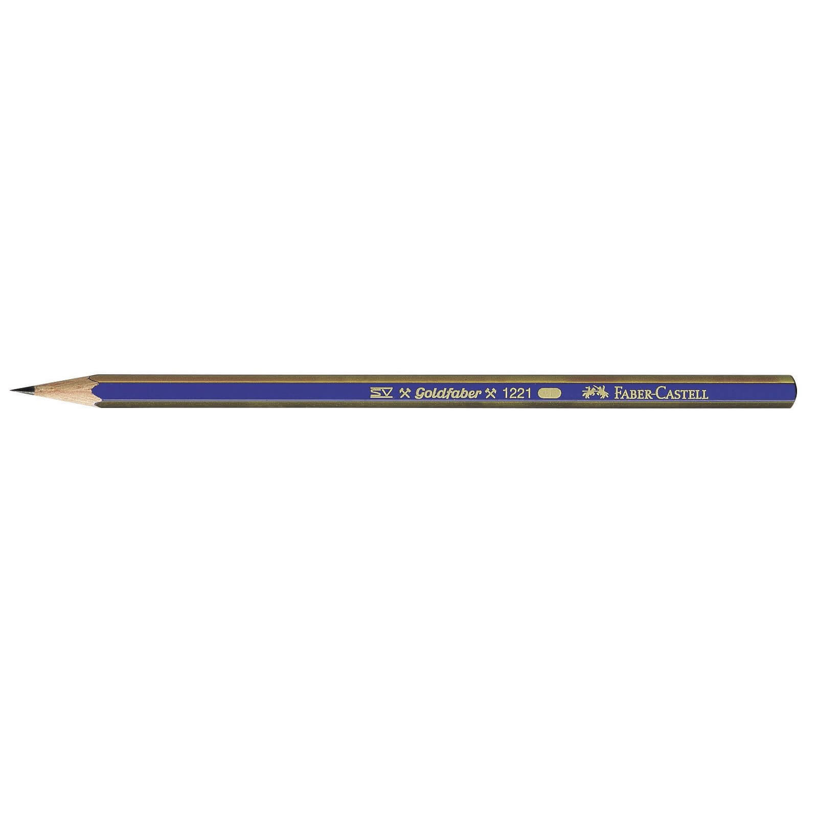 Creion grafit Goldfaber fara guma - 2B
