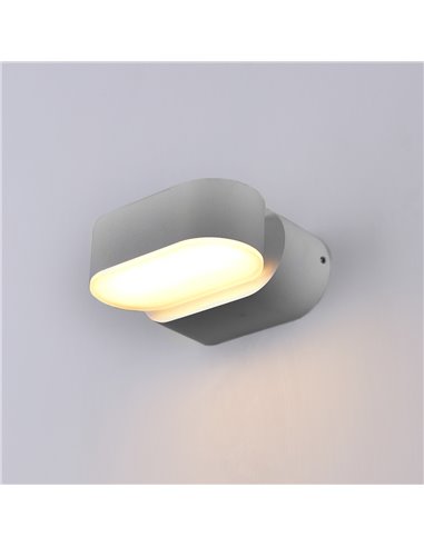 Lampa LED Perete Epistar 6W Gray Body Rotabil 6W Alb Cald