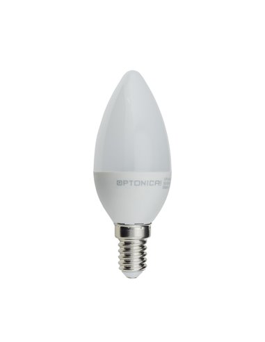 Bec LED Plastic Flacara E14 4W Alb Neutru