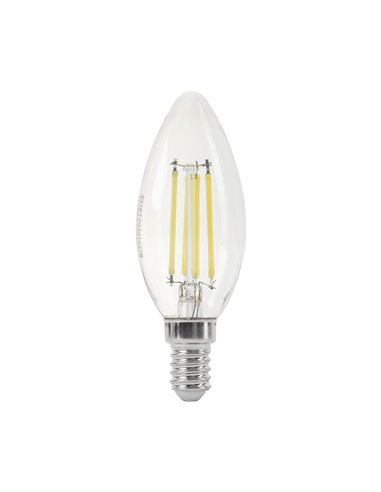 Bec LED Filament Flacara C35 E14 4W Alb Neutru doraly.ro imagine noua 2022