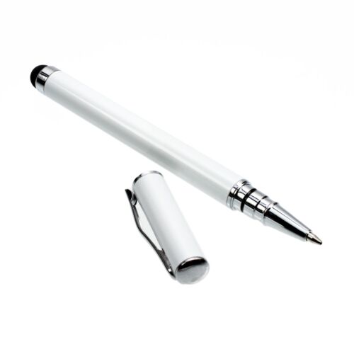 Stylus pen 2 in 1 cu stilou, Kwmobile, Alb, Plastic, 13368