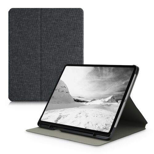 Husa pentru tableta Apple iPad Pro 12.9″ (2021), Kwmobile, Gri, Textil, 54767.01 12/9 imagine noua idaho.ro