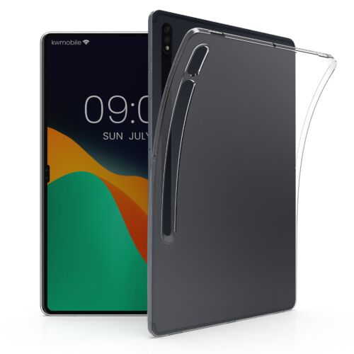 Husa pentru tableta Samsung Galaxy Tab S8 Plus, Kwmobile, Transparent, Silicon, 57132.03