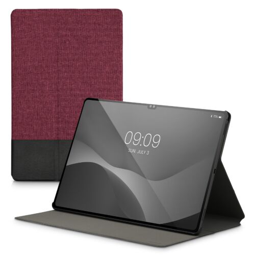 Husa pentru tableta Samsung Galaxy Tab S8 Ultra, Kwmobile, Rosu/Negru, Textil, 57139.20