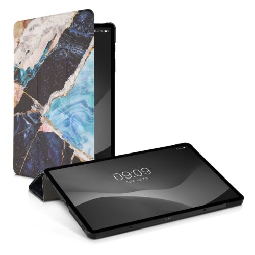 Husa pentru tableta Samsung Galaxy Tab S8, Kwmobile, Multicolor, Piele ecologica, 57467.02
