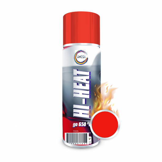 Spray vopsea rezistenta la temperaturi ridicate, red, 400 ml, 650 grade Celsius