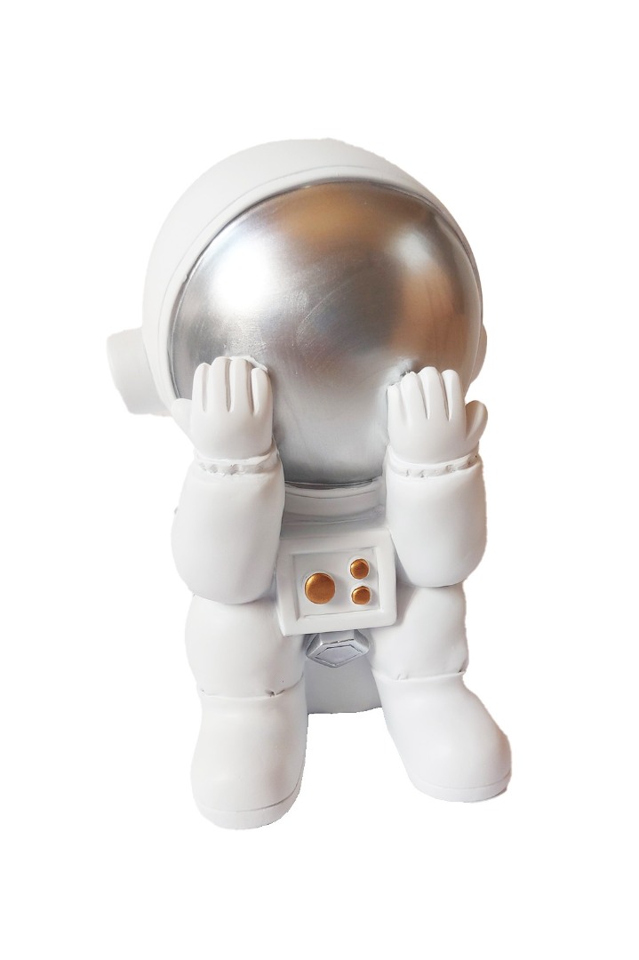 Statueta decorativa, Astronaut, 18 cm, DY2138-1B