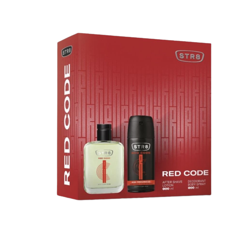 Set STR8 Red Code, Barbati: After Shave Lotiune, 100 ml + Deo Spray, 150 ml