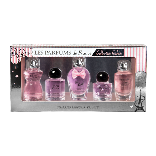 Set Cadou Charrier Parfums "Les Parfums de France", Collection Fashion, 5 esente, apa de parfum