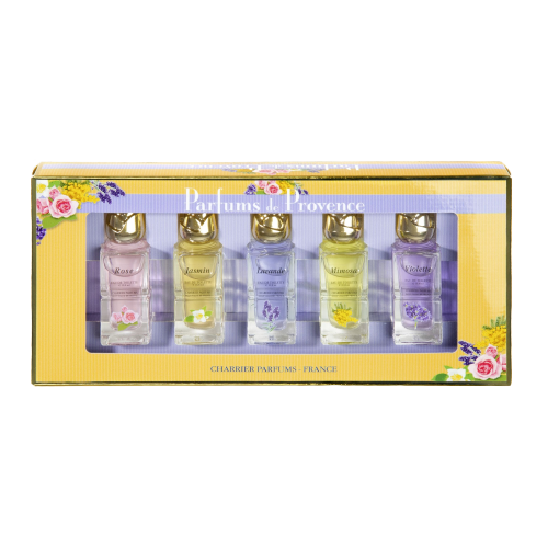 Set Cadou Charrier Parfums "Parfums de Provence", Collection Fashion, 5 esente, apa de toaleta
