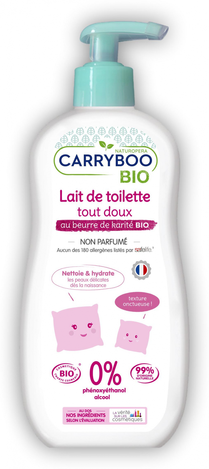 Lapte de corp BIO pentru bebelusi, fara parfum, cu unt de shea Carryboo articole imagine 2022 protejamcopilaria.ro