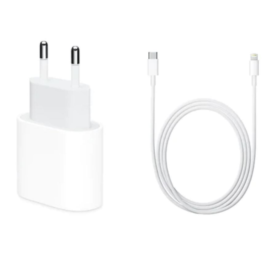 Set Adaptor iPhone , fast charge si cablu de date USB-C - Lightning, FOXMAG24®