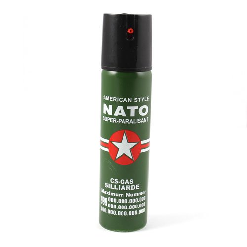 Spray paralizant NATO pentru autoaparare, 60ml, verde, FOXMAG24®