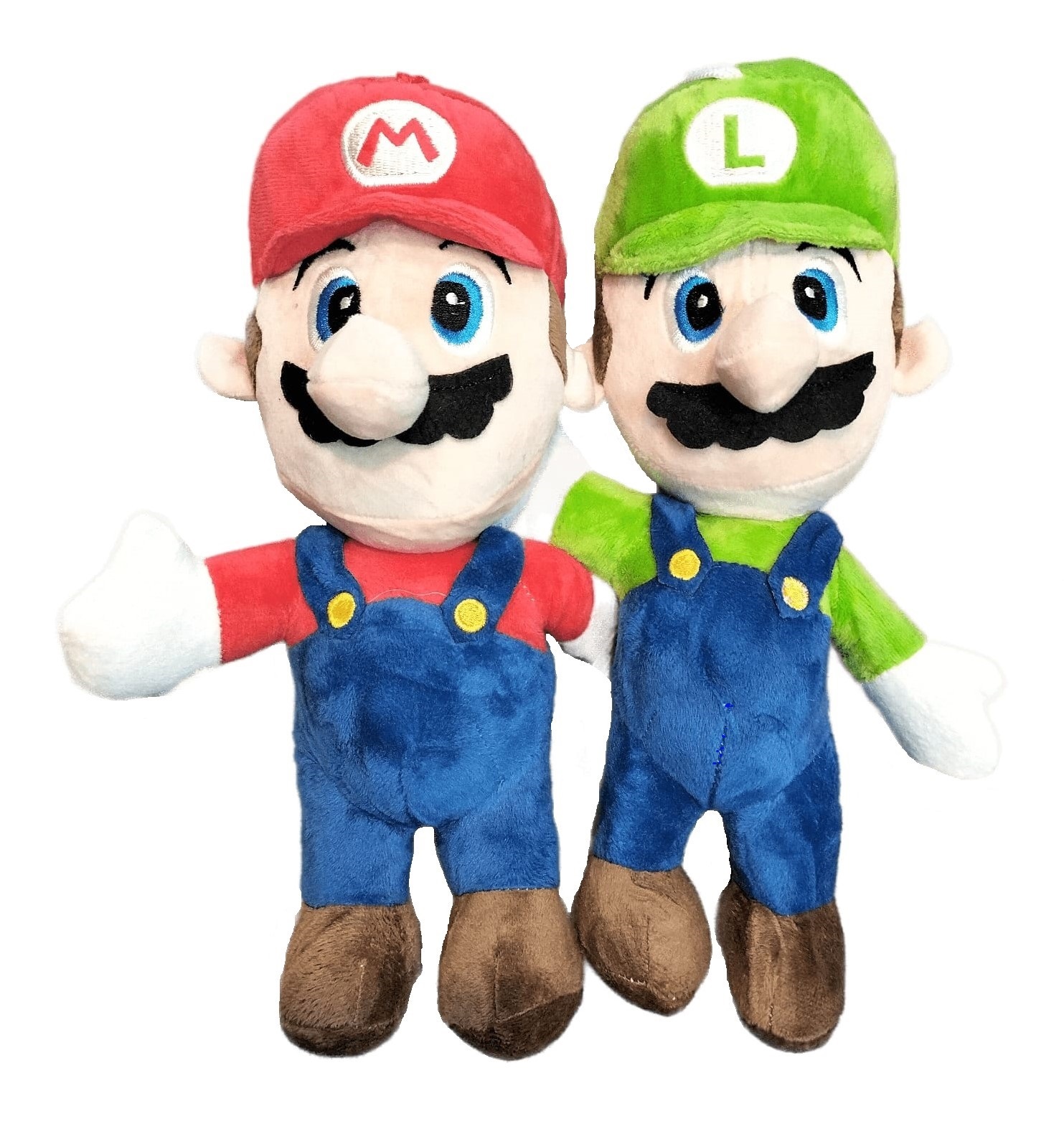 Set 2 Jucarii de Plus, Super Mario si Luigi, 30 cm cu Melodie si Snur cu Ventuza, Multicolor articole imagine 2022 protejamcopilaria.ro