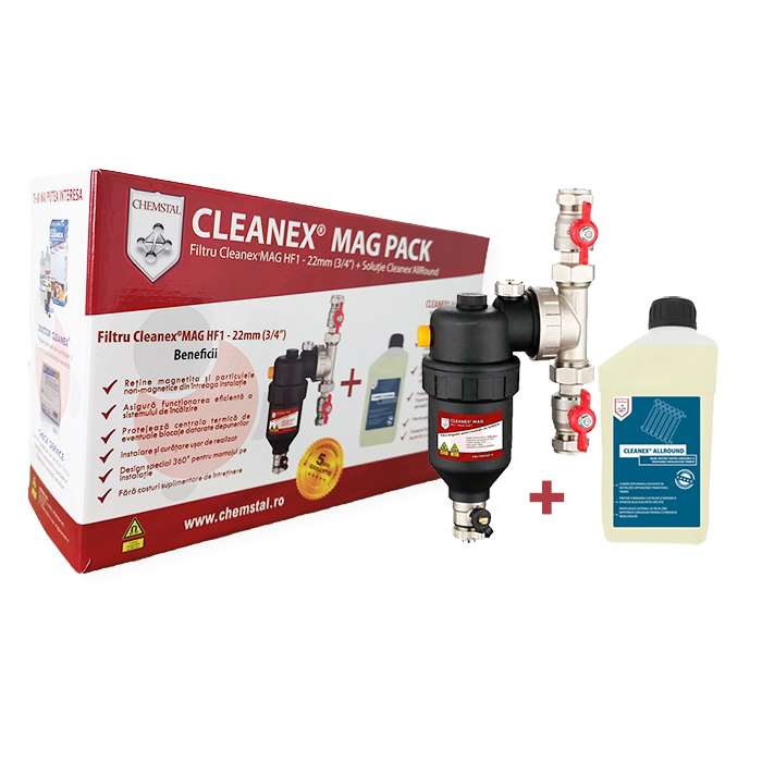 Pachet de curatare si intretinere instalatii termice, Cleanex Mag Pack
