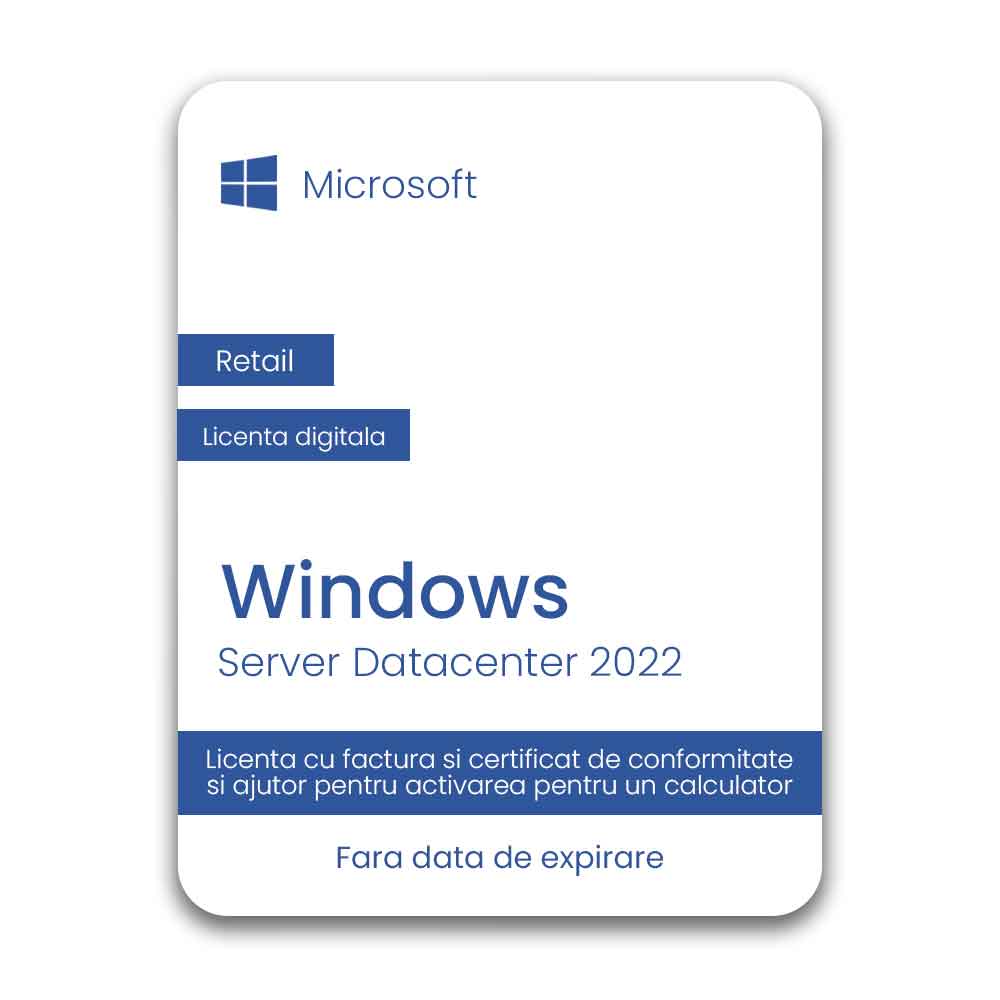 Windows Server Standard 2022, licență electronică 2022 imagine noua idaho.ro