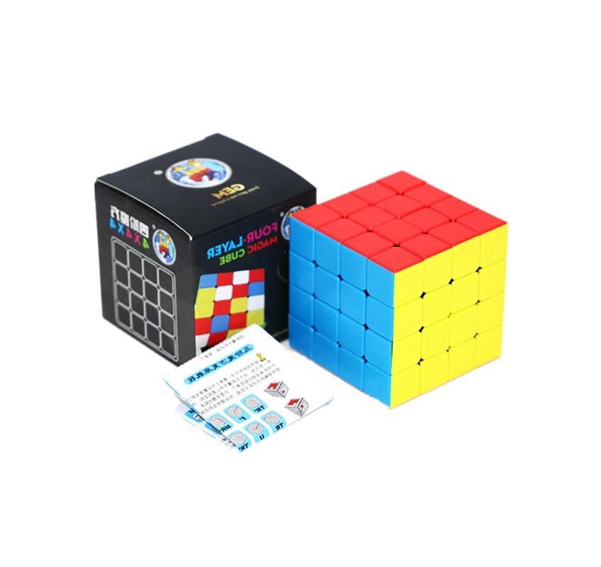 Cub Magic 4x4x4, ShengShou GEM, Stickerless, 453CUB 453CUB imagine 2022 protejamcopilaria.ro