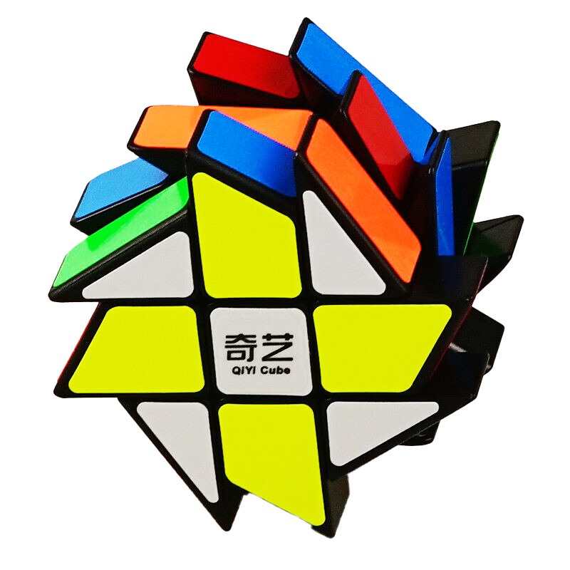 Cub Magic 3x3x3 QiYi Strange Shape Fisher Speedcube, Black, 340CUB-1 340CUB-1 imagine 2022 protejamcopilaria.ro