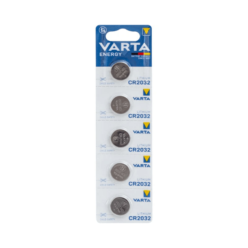 Set 5 baterii Varta Energy CR2032 3V cu litium 6032229405 blister