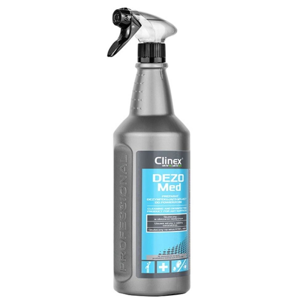CLINEX DEZOMed, 1 litru, detergent dezinfectant pentru suprafete diverse