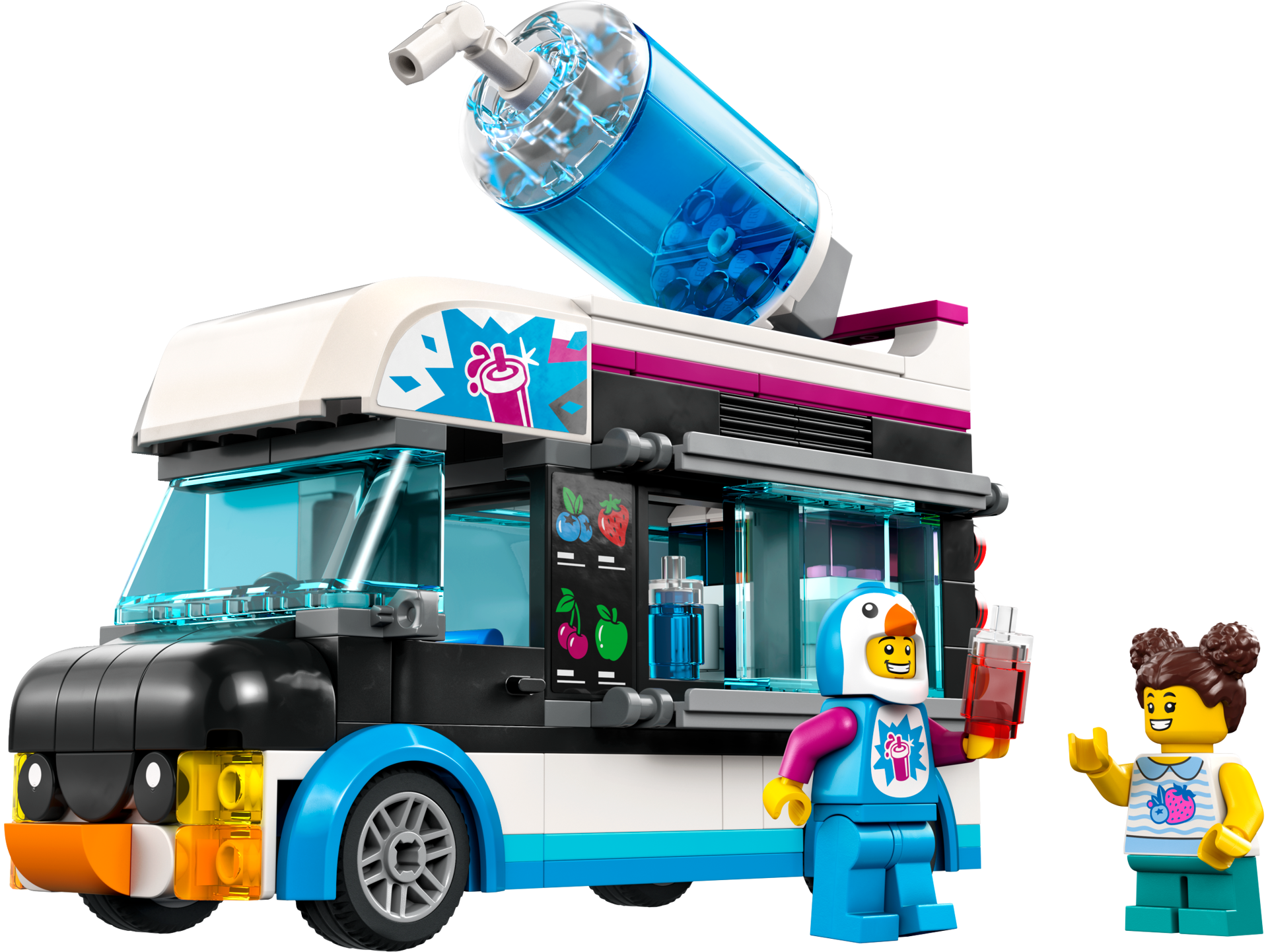 LEGO® City - Camioneta-pinguin cu granita 60384, 194 piese