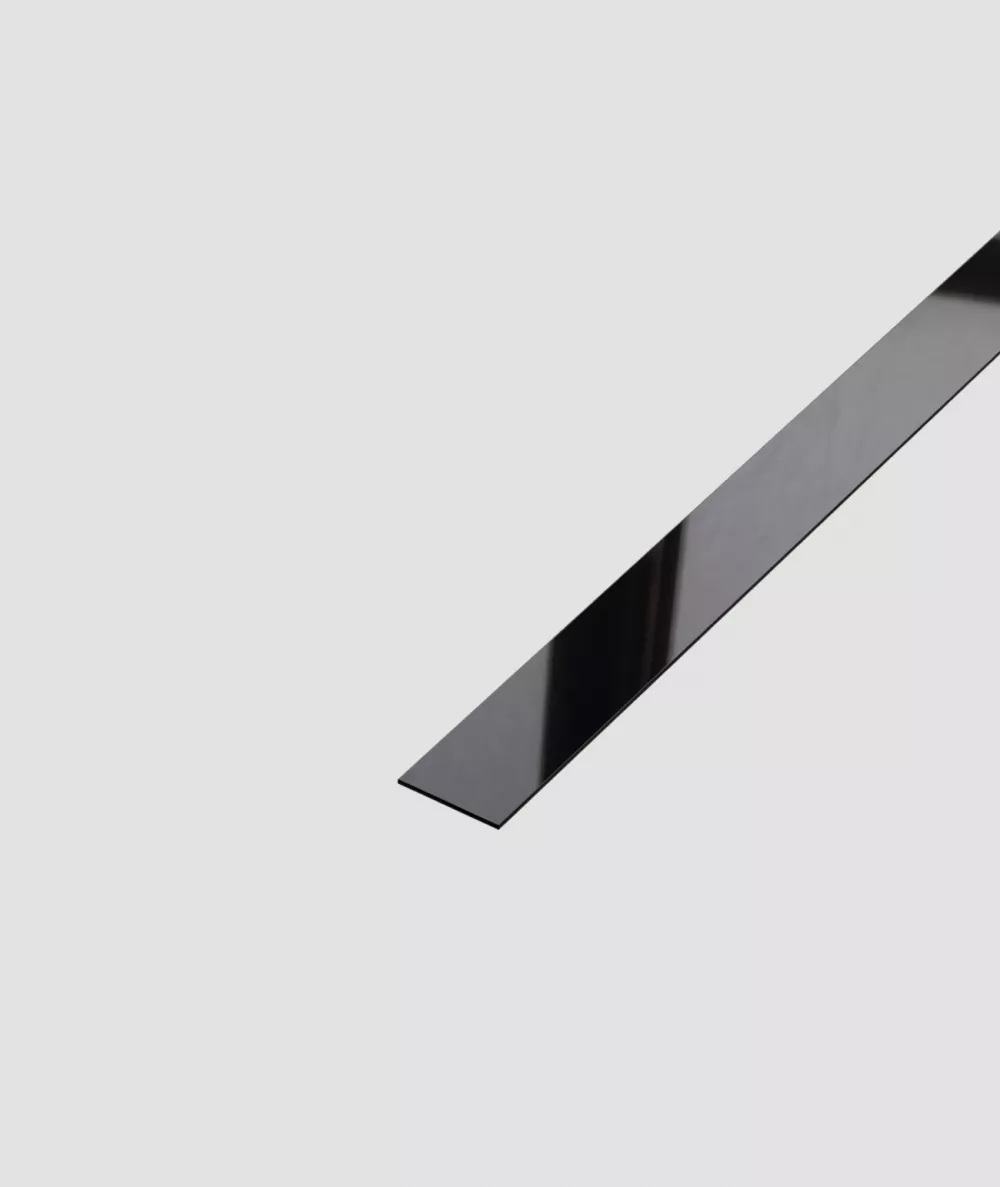 Profil platbanda inox negru oglinda 20x0.6x2700 mm