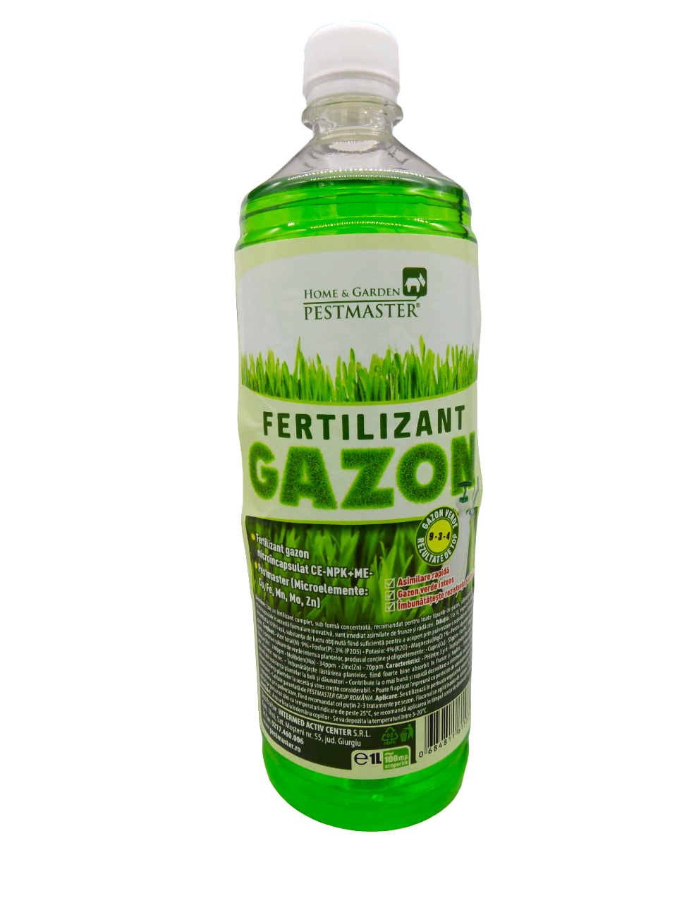 Fertilizant gazon, microincapsulat 1 litru