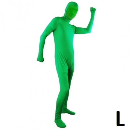 Costum body verde ChromaKey, marime L, utilizat pentru efecte invizibile in studiorurile foto Accesorii imagine noua idaho.ro