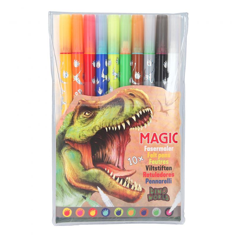 Magic Marker Set 9 bucati Dino World