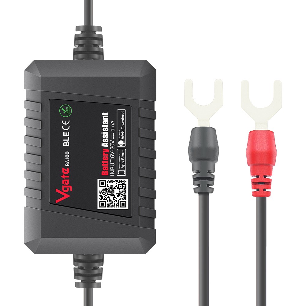 Tester Bluetooth pentru monitorizare a bateriei auto Vgate BA100 6V-20V compatibil IOS / Android