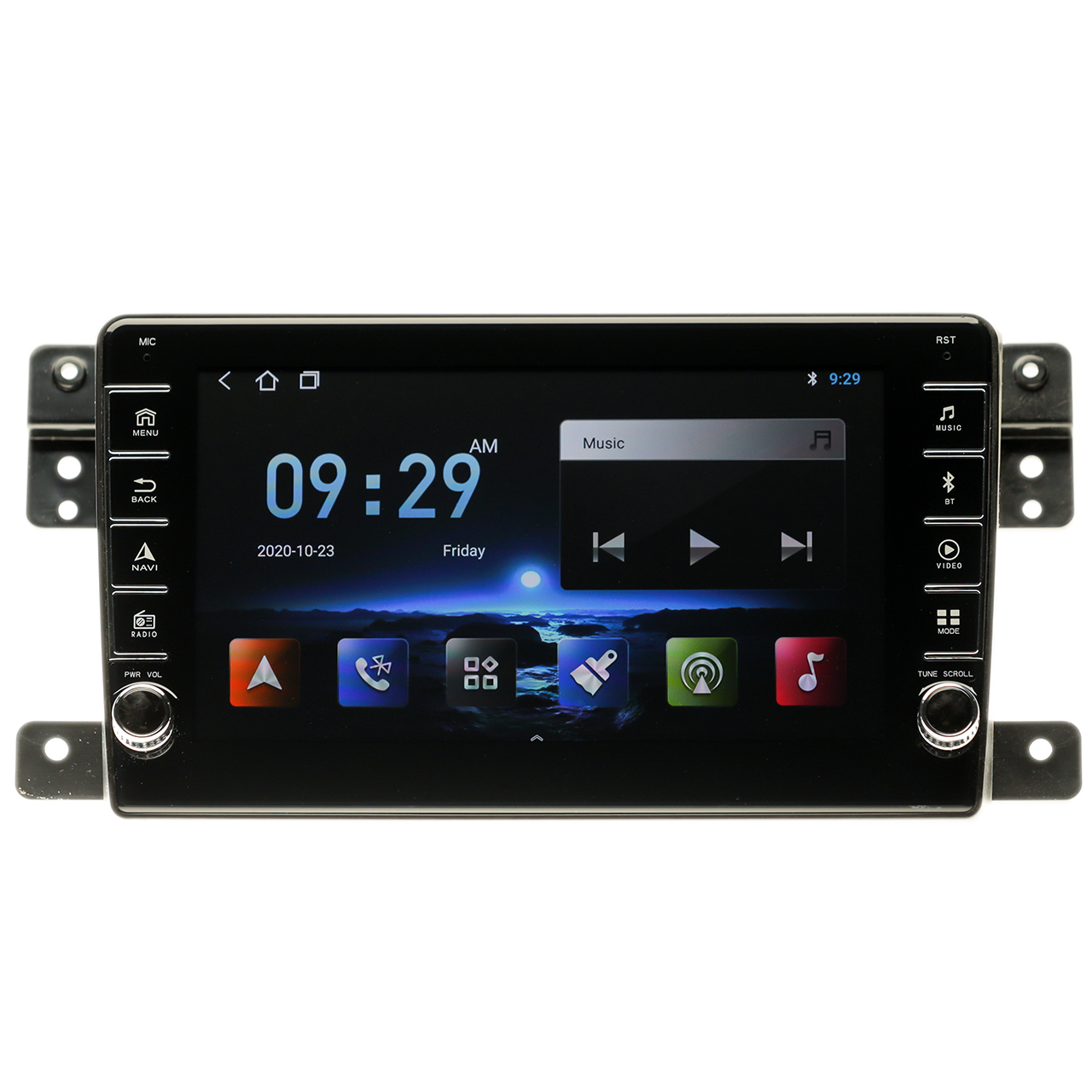 Navigatie AUTONAV PLUS Android GPS Dedicata Suzuki Grand Vitara 2005-2013, Model PRO Memorie 16GB Stocare, 1GB DDR3 RAM, Butoane Laterale Si Regulator Volum, Display 8