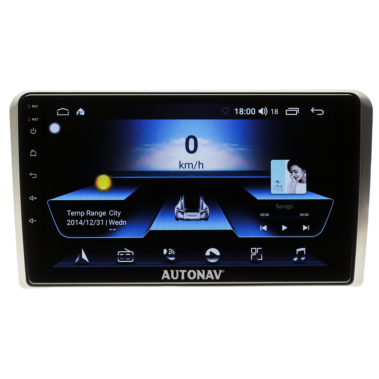 Navigatie Autonav Plus Android Gps Dedicata Pentru Audi A3, Model Classic, Memorie 16gb Stocare, 1gb Ddr3 Ram, Display 9