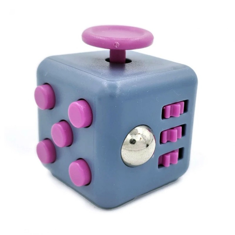 Fidget Cub antistres, Magic cube, Gri, 1011ZX