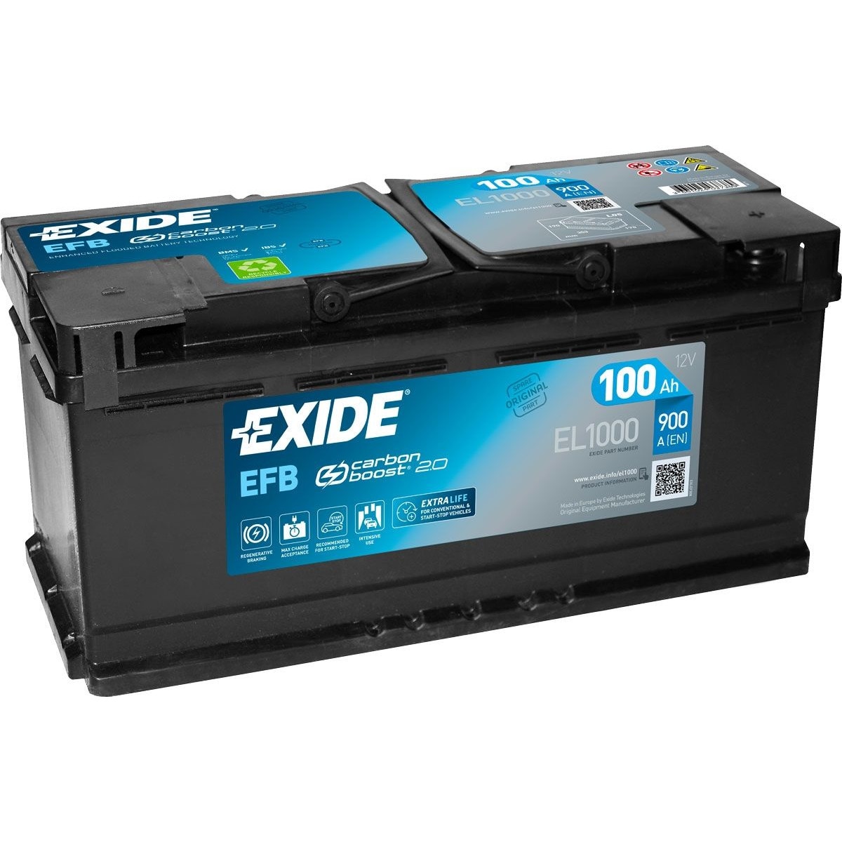 Baterie auto Exide Start&Stop EFB 100 Ah EL1000