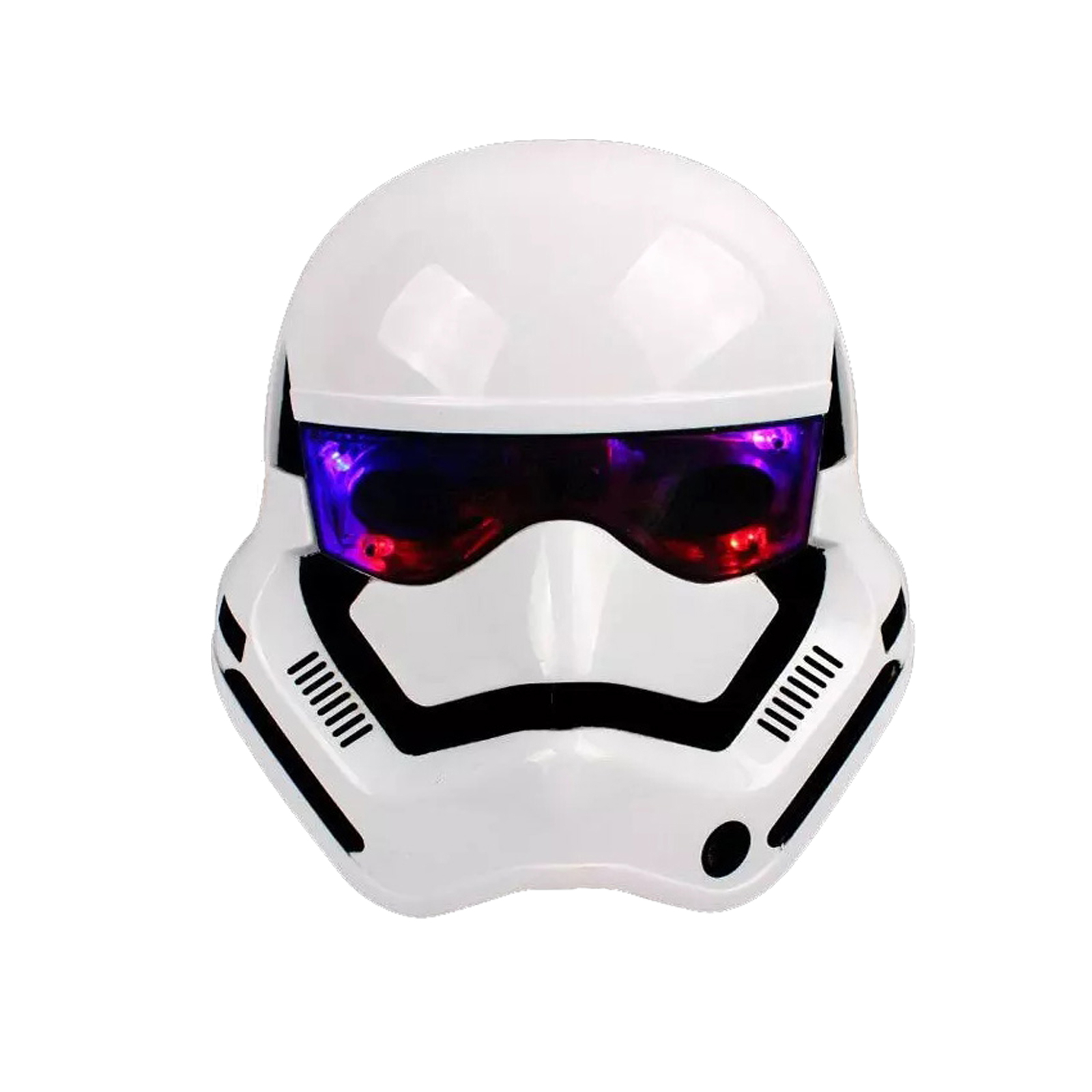Masca Stormtrooper pentru copii, LED, marime universala, alba