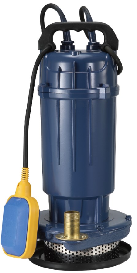 Pompa apa submersibila cu plutitor apa curata/apa de rau/ fantana FUERTE® QDX-35-1.5KW, 8000 l/h debit maxim, inaltime refulare 35m, Adancime 35m